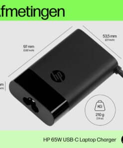 HP USB-C 65W-laptoplader - Afbeelding 5