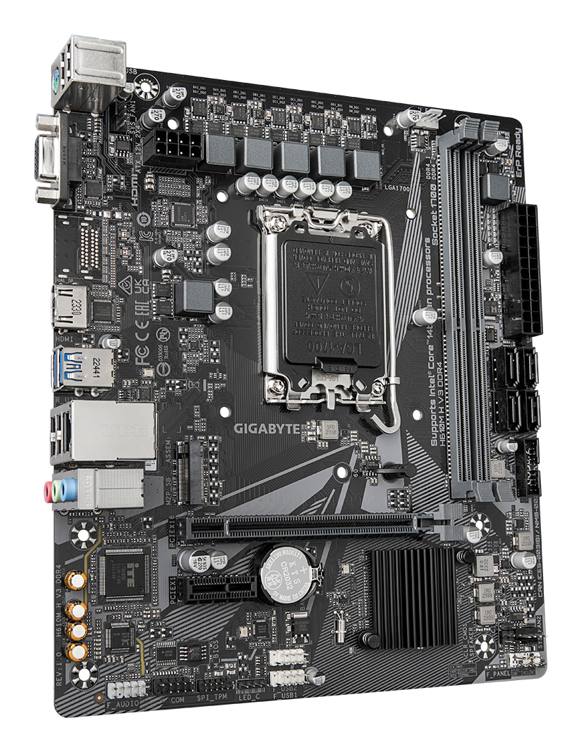 GIGABYTE H610M H V3 DDR4 moederbord Intel H610 Express LGA 1700 micro ATX - Afbeelding 3
