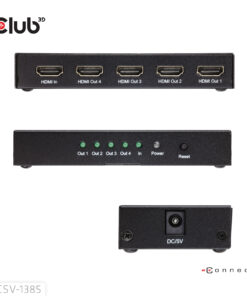 CLUB3D 1 to 4 HDMI Splitter 4K120Hz - Afbeelding 6