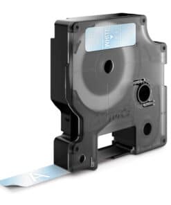 DYMO originele D1 labels | Witte Tekst op Doorzichtig Label | 12 mm x 7 m | zelfklevende etiketten voor de LabelManager labelprinter | gemaakt in Europa - Afbeelding 4