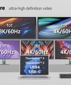 i-tec Universal 5x 4K/60Hz Display Docking Station + Power Delivery 100W - Afbeelding 4