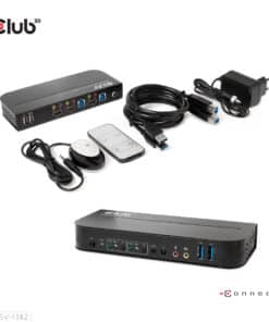 CLUB3D HDMI KVM SWITCH FOR DUAL HDMI 4K 60Hz - Afbeelding 3