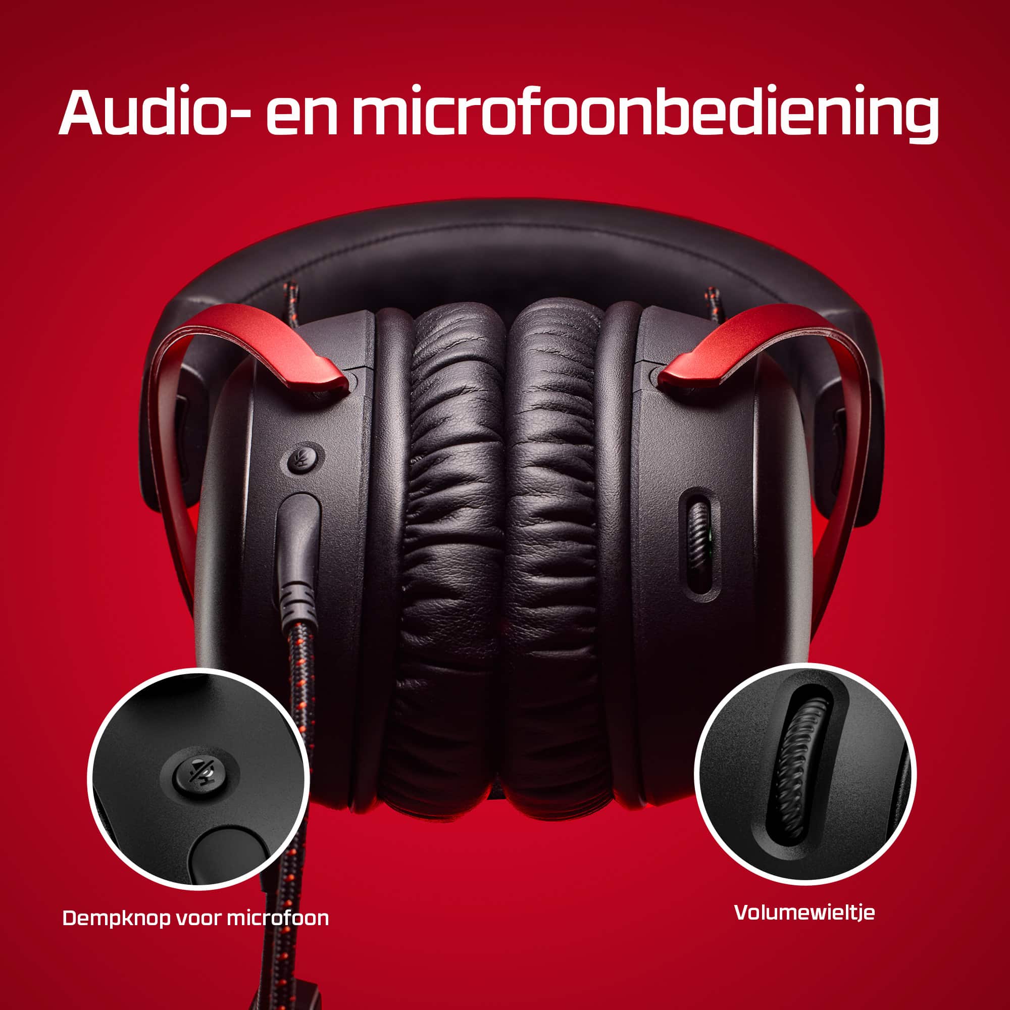 HyperX Cloud III - Gamingheadset (zwart/rood) - Afbeelding 4