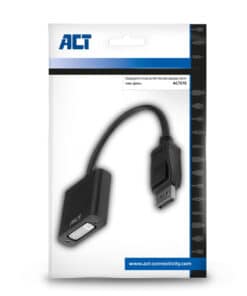 ACT 0,15 meter DisplayPort male naar DVI female adapter - Afbeelding 3
