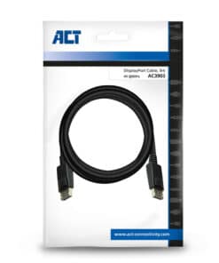 ACT 3 meter DisplayPort kabel male - male - Afbeelding 3