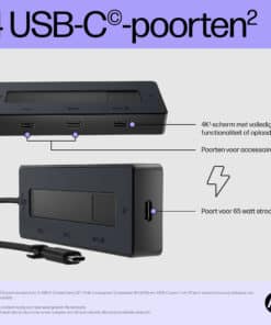 HP 4K USB-C Multiport Hub - Afbeelding 2