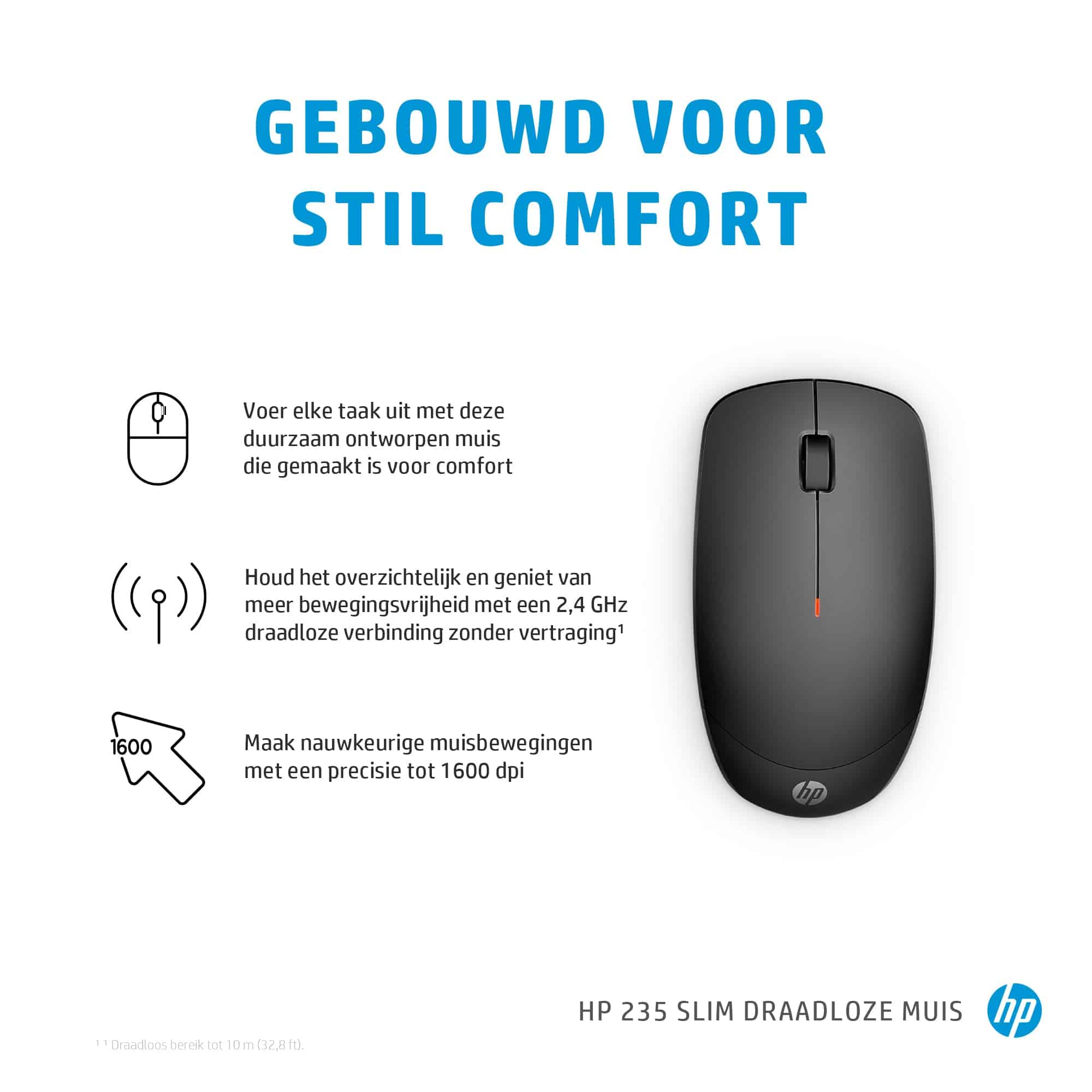 HP 235 Slim draadloze muis - Afbeelding 3