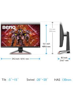 BenQ 9H.LKTLA.TBE computer monitor 68,6 cm (27") 3840 x 2160 Pixels 4K Ultra HD LED Zwart - Afbeelding 3
