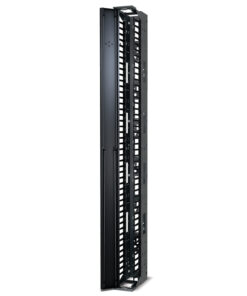APC Veelzijdige, verticale kabelgeleider voor racks met 2 of 4 staanders, 84"H x 6"B, deur aan één zijde - Afbeelding 6