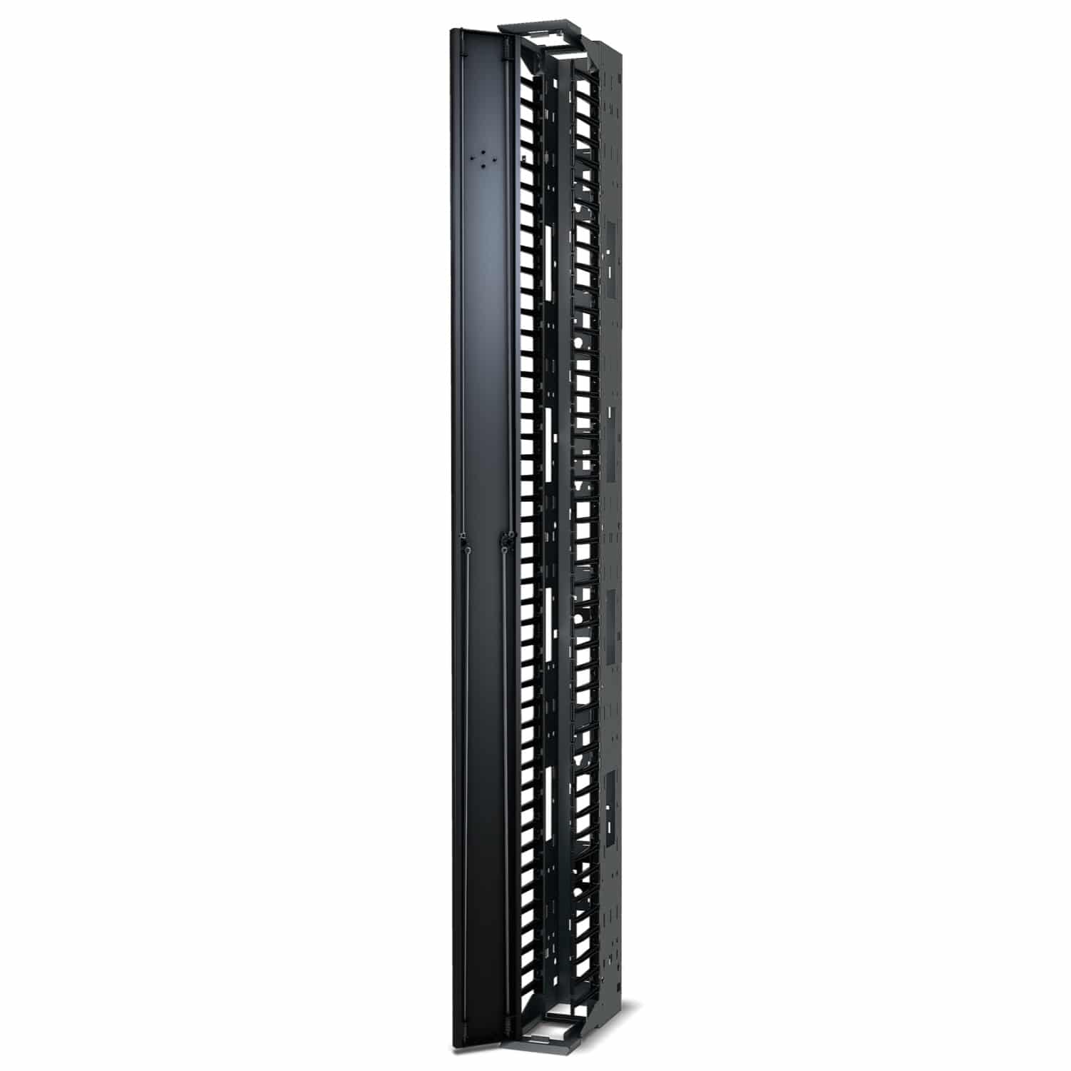 APC Veelzijdige, verticale kabelgeleider voor racks met 2 of 4 staanders, 84"H x 6"B, deur aan één zijde - Afbeelding 6