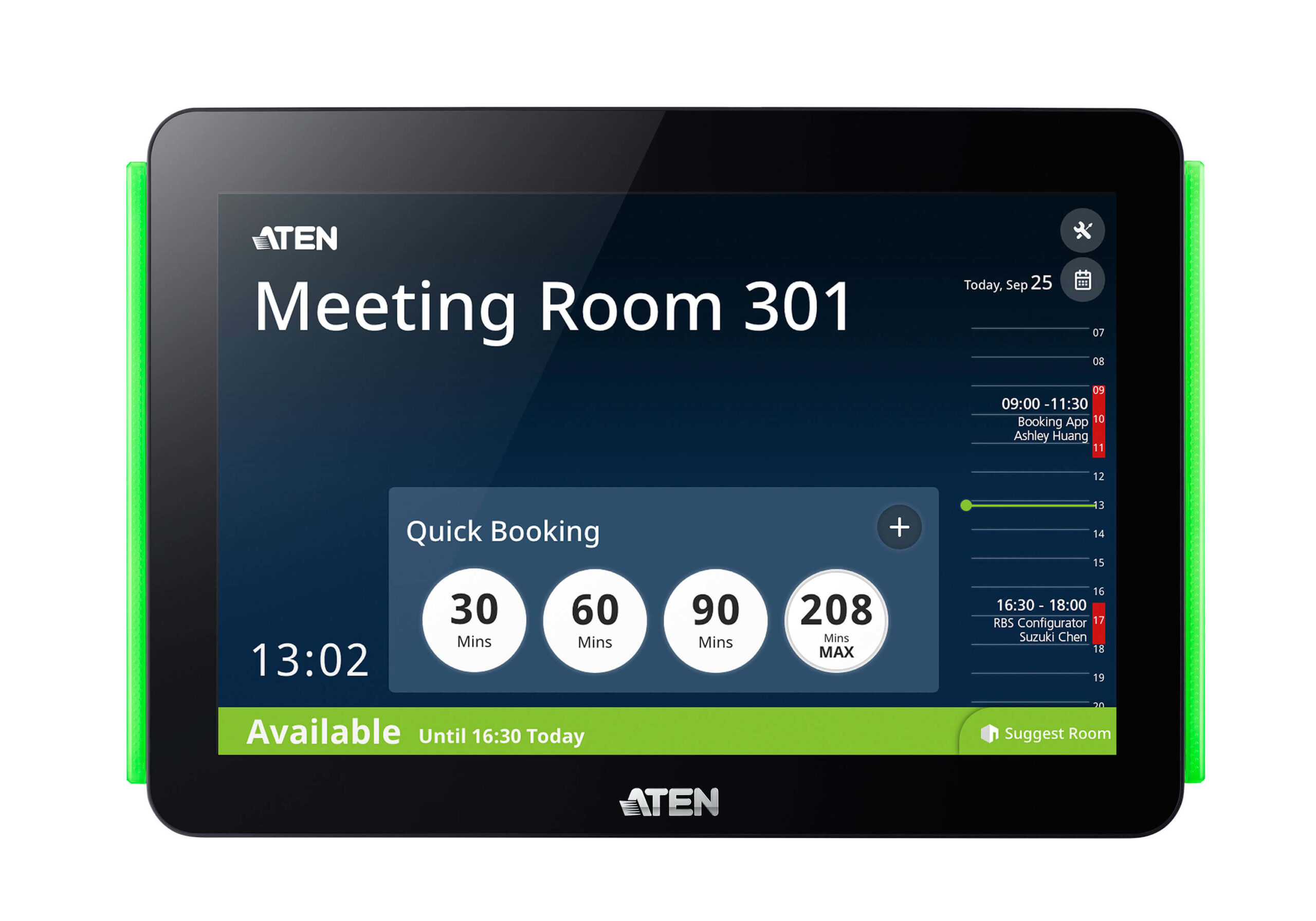 ATEN Ruimtereserveringssysteem - 10.1" RBS paneel - Afbeelding 2