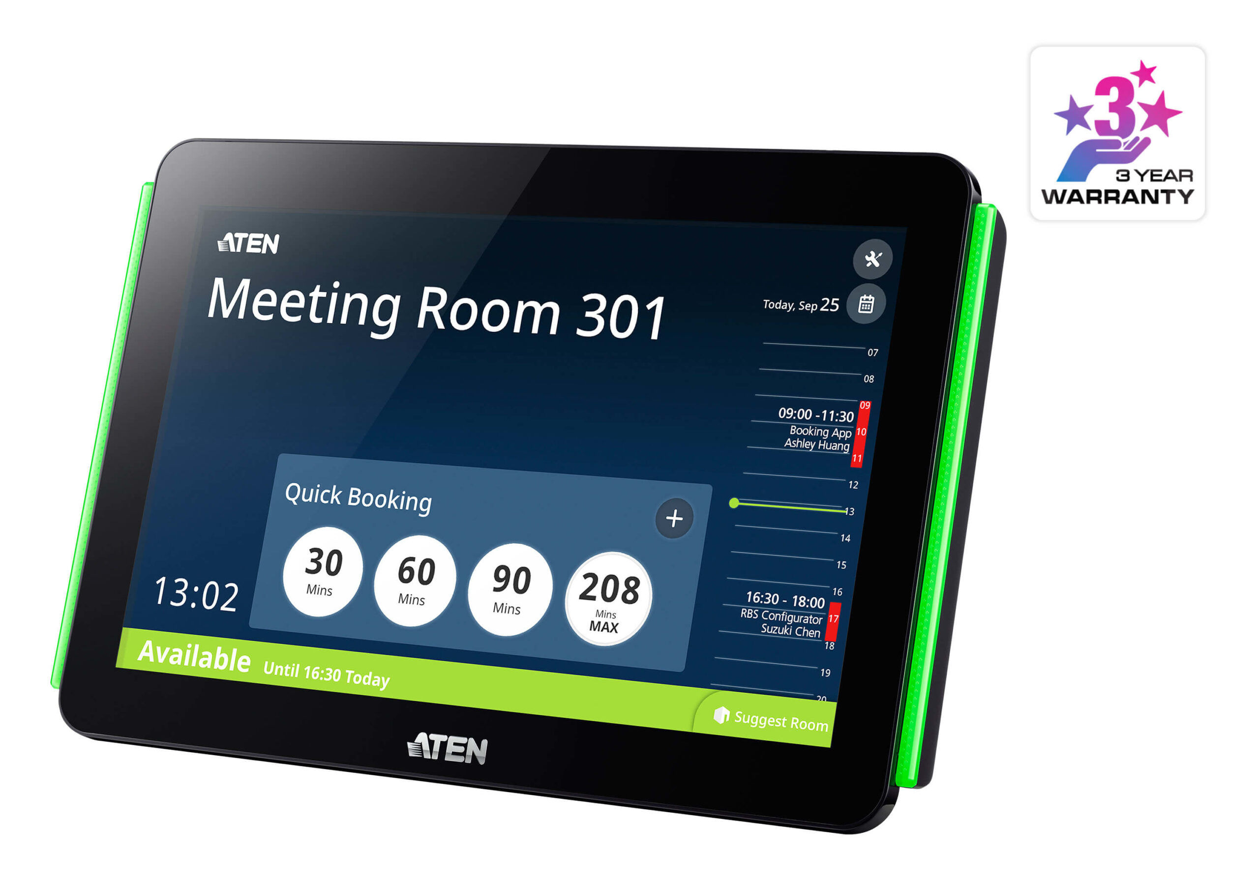 ATEN Ruimtereserveringssysteem - 10.1" RBS paneel