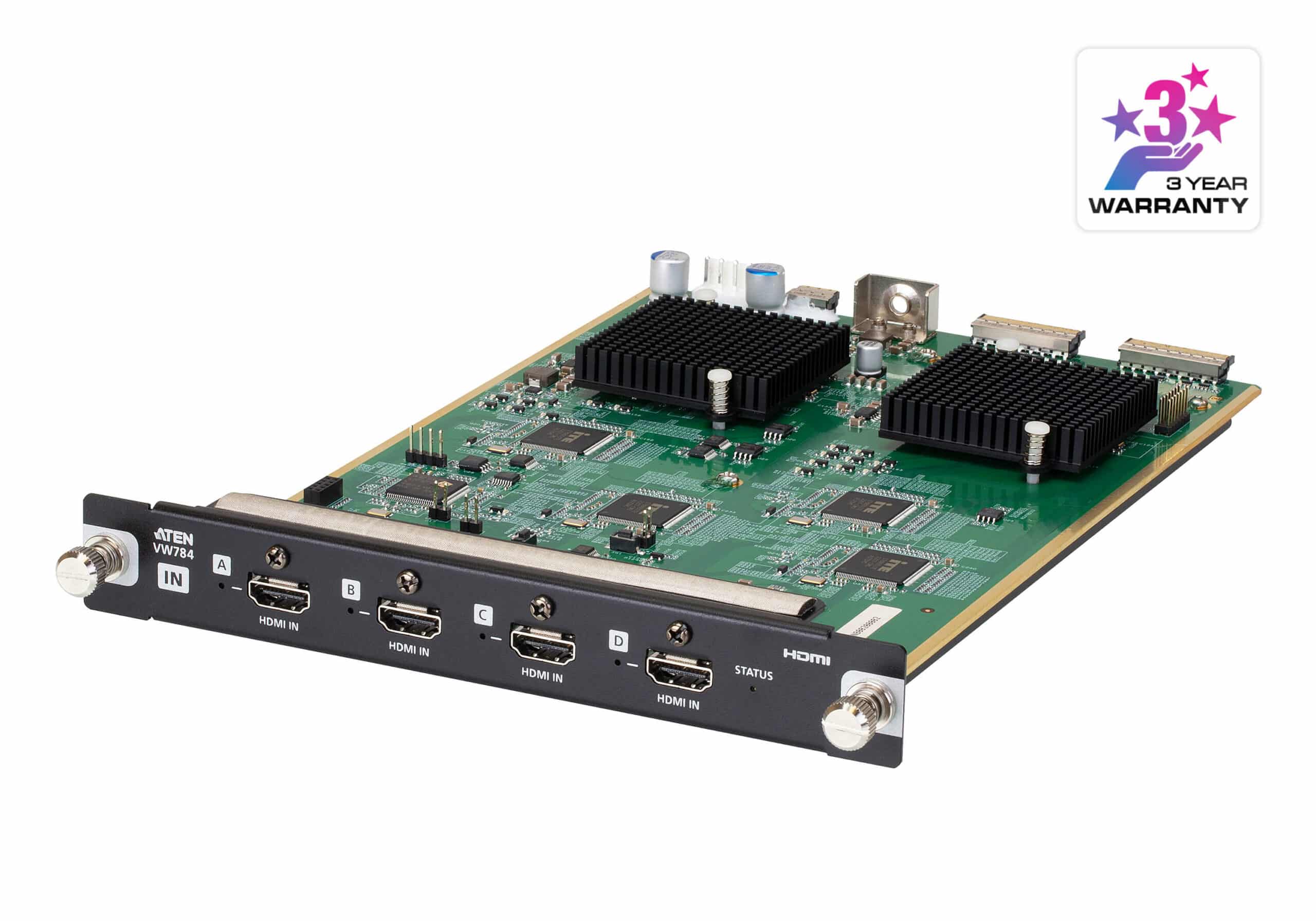 ATEN VW784-AT videomuur-processor Zwart, Groen, Metallic 17,71 W