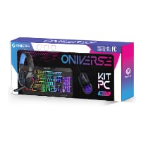 Oniverse ONIPCK-MLT-4IN1 toetsenbord Inclusief muis Gamen Zwart