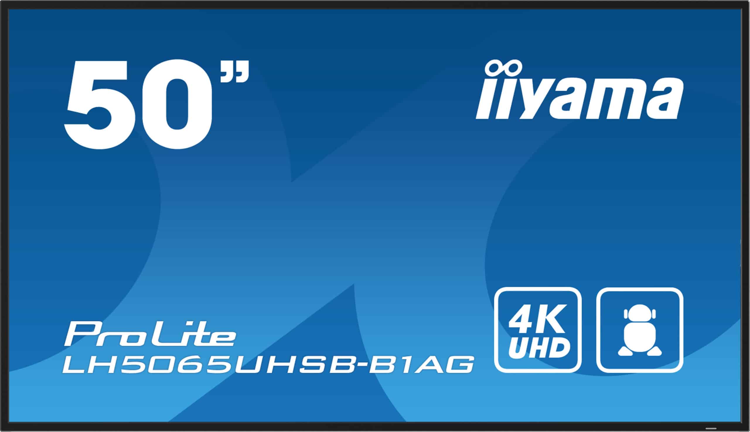 iiyama LH5065UHSB-B1AG beeldkrant Digitale signage flatscreen 125,7 cm (49.5") LCD Wifi 800 cd/m² 4K Ultra HD Zwart Type processor Android 11 24/7 - Afbeelding 2