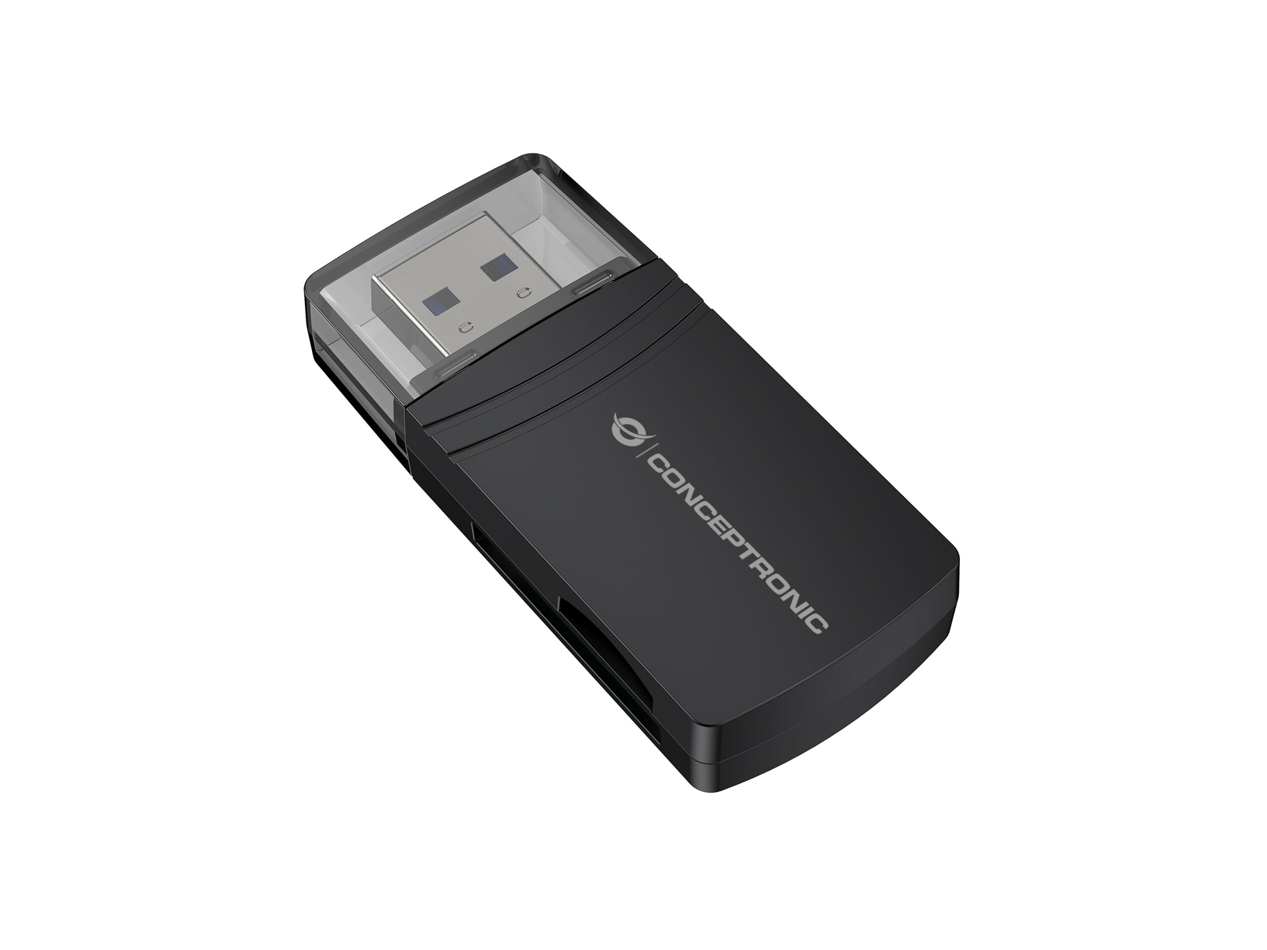 Conceptronic BIAN06B geheugenkaartlezer USB 3.2 Gen 1 (3.1 Gen 1) Type-A Zwart - Afbeelding 2