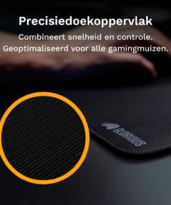 Glorious Gaming GLO-MP2-CLTH-STC-XL-BLK muismat Game-muismat Zwart - Afbeelding 2