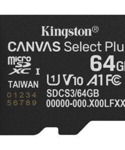 Kingston Technology 64GB microSDXC Canvas Select Plus Gen3 100MB/s A1 kaart + adapter - Afbeelding 3