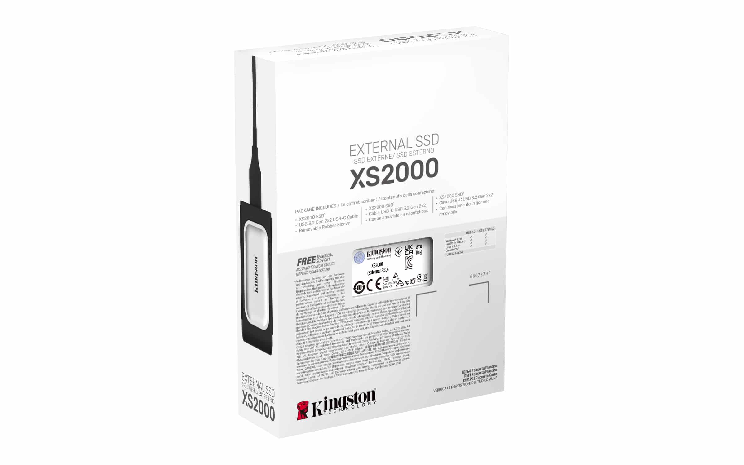 Kingston Technology 2000G Draagbare SSD XS2000 - Afbeelding 7