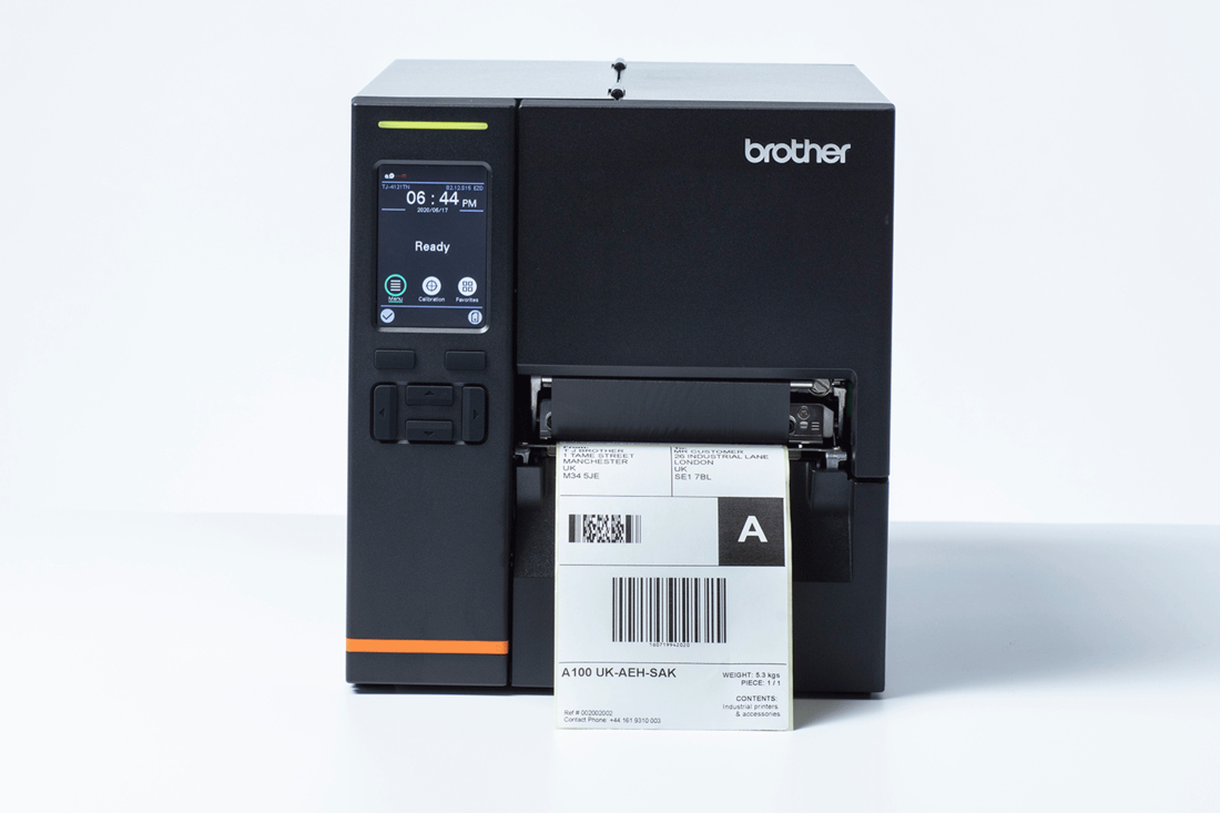 Brother TJ4021TN labelprinter Direct thermisch/Thermische overdracht 203 x 203 DPI 254 mm/sec Bedraad Ethernet LAN - Afbeelding 2