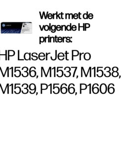 HP CE278A 78A Black Original LaserJet Toner Cartridge, 2100 pages, Black, 1 pc(s) - Afbeelding 2