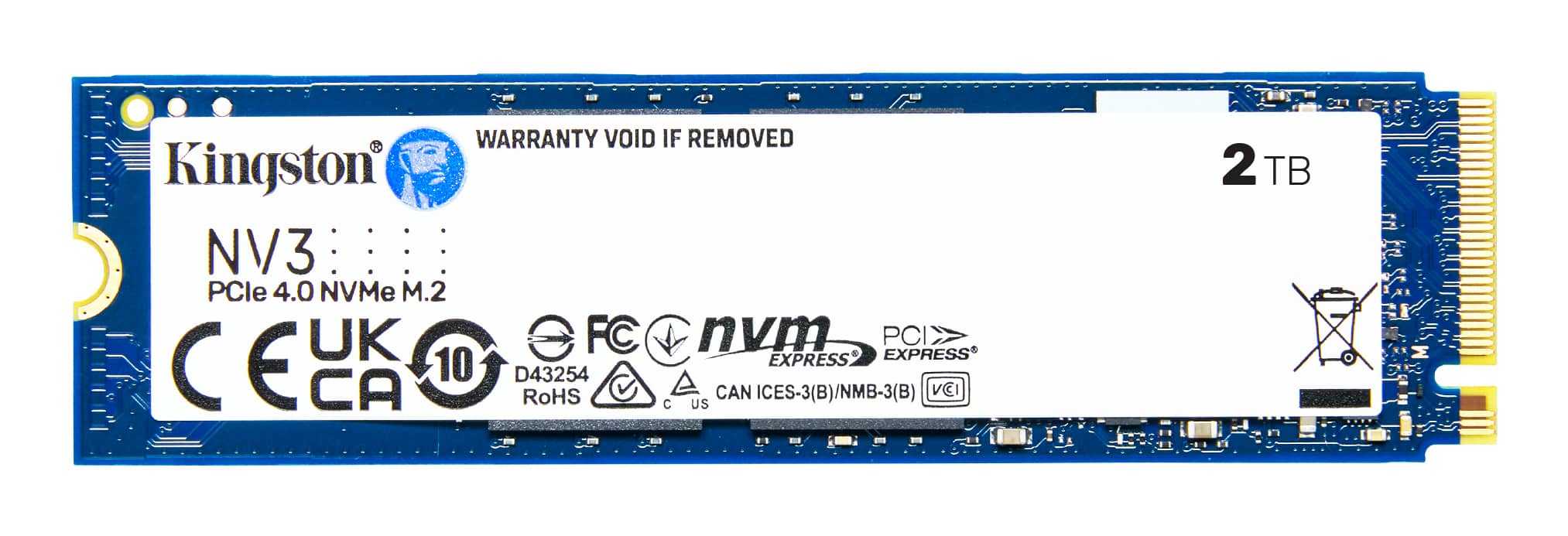 Kingston Technology 2000G NV3 M.2 2280 NVMe SSD - Afbeelding 3