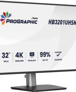 iiyama ProGraphic HB3201UHSNP-B1 computer monitor 80 cm (31.5") 3840 x 2160 Pixels 4K Ultra HD Zwart - Afbeelding 3