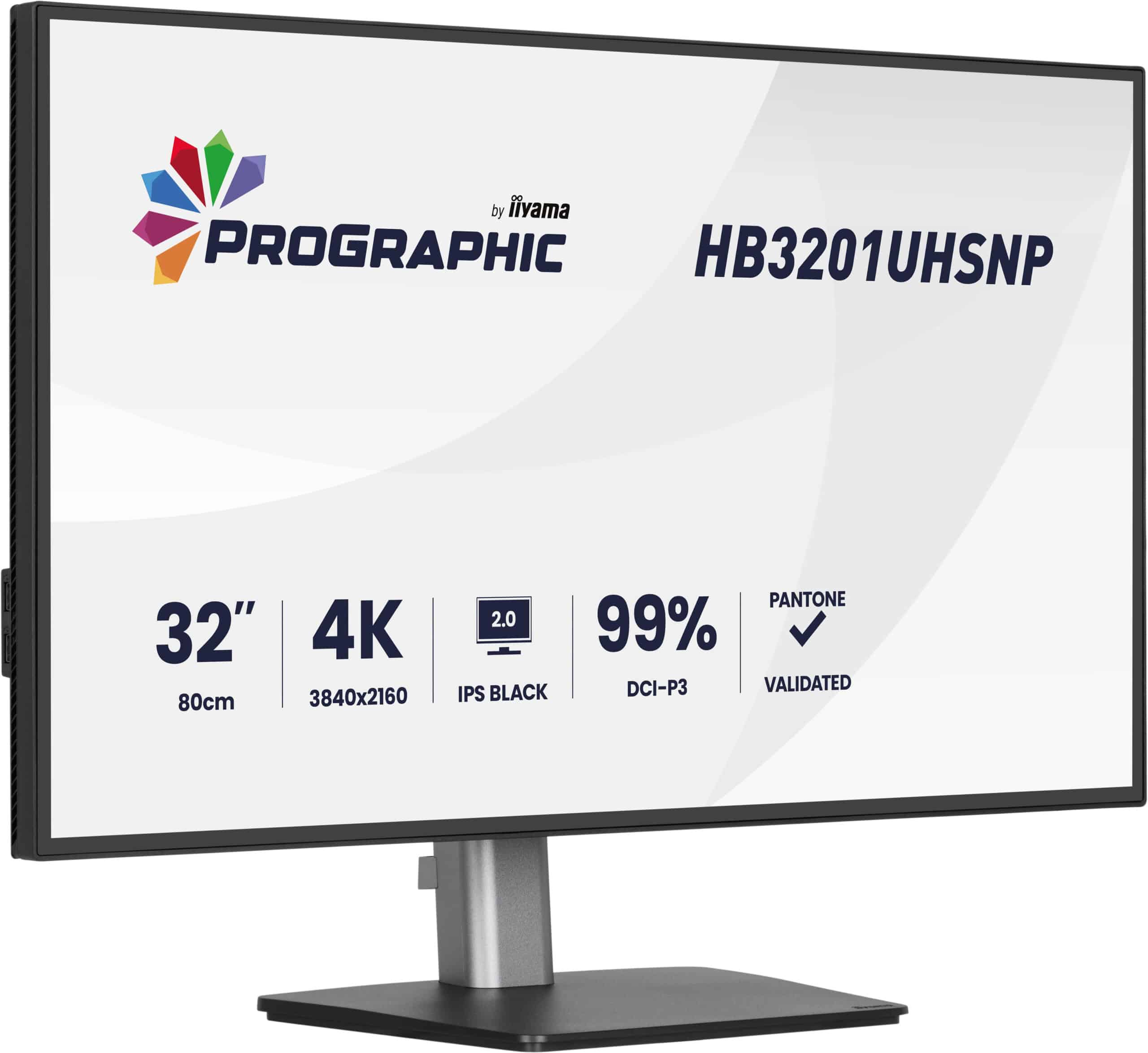 iiyama ProGraphic HB3201UHSNP-B1 computer monitor 80 cm (31.5") 3840 x 2160 Pixels 4K Ultra HD Zwart - Afbeelding 3