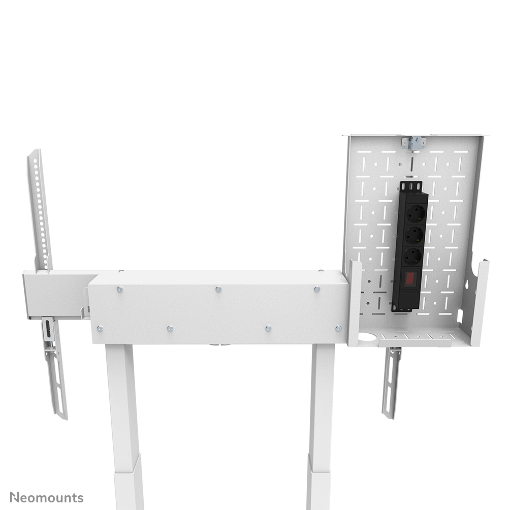 Neomounts WL55-875WH1 Motorised Wall Stand incl. storage box, 55 - 100 inch, 110 kg - Afbeelding 6