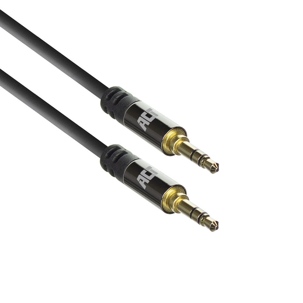 ACT 5 meter High Quality stereo audio aansluitkabel 3,5 mm jack male - male