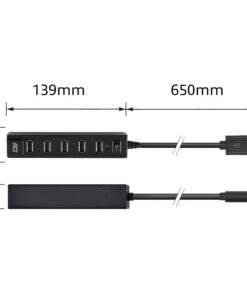 ACT USB hub 7 poorts, aan/uit-schakelaar - Afbeelding 2
