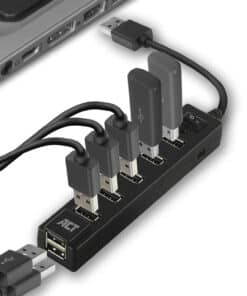 ACT USB hub 7 poorts, aan/uit-schakelaar - Afbeelding 3