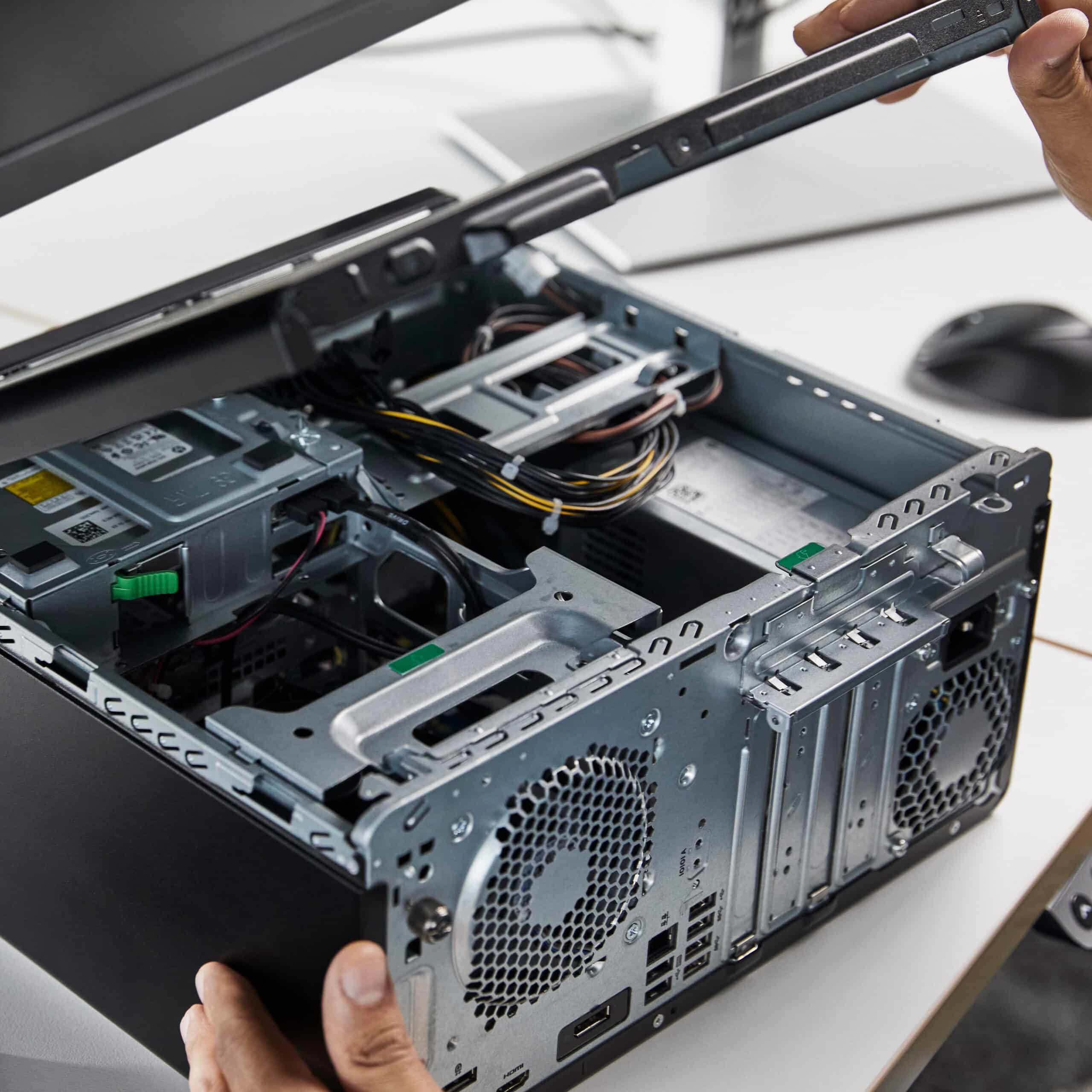 HP Elite 800 TWR G9R i5-14500 16GB DDR5512GB M.2 SSD Value W11 ProPro Sec 1YNoODD |NoBay 21Yr Warranty|3Yr Service Extension NBD Onsite1Yr Wolf Pro Security QWERTZ - Afbeelding 4