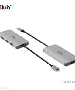 CLUB3D 4-Port USB-A Hub for USB-C – 10Gbps Fast Transfer - Afbeelding 3