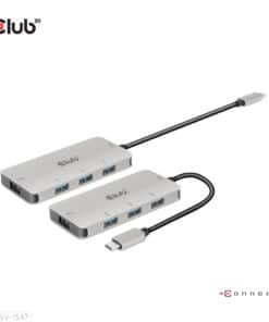 CLUB3D 4-Port USB-A Hub for USB-C – 10Gbps Fast Transfer - Afbeelding 4