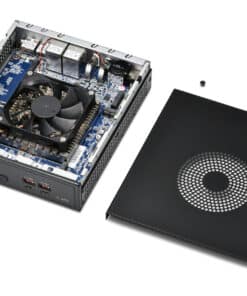 Shuttle Slim AI PC DN11H7 Intel Core Ultra 7 155H, Intel Arc graphics, 2xHDMI, 2x DP, 4x 2.5 Gbit LAN, VESA, 24/7 permanent gebruik Barebone - Afbeelding 6