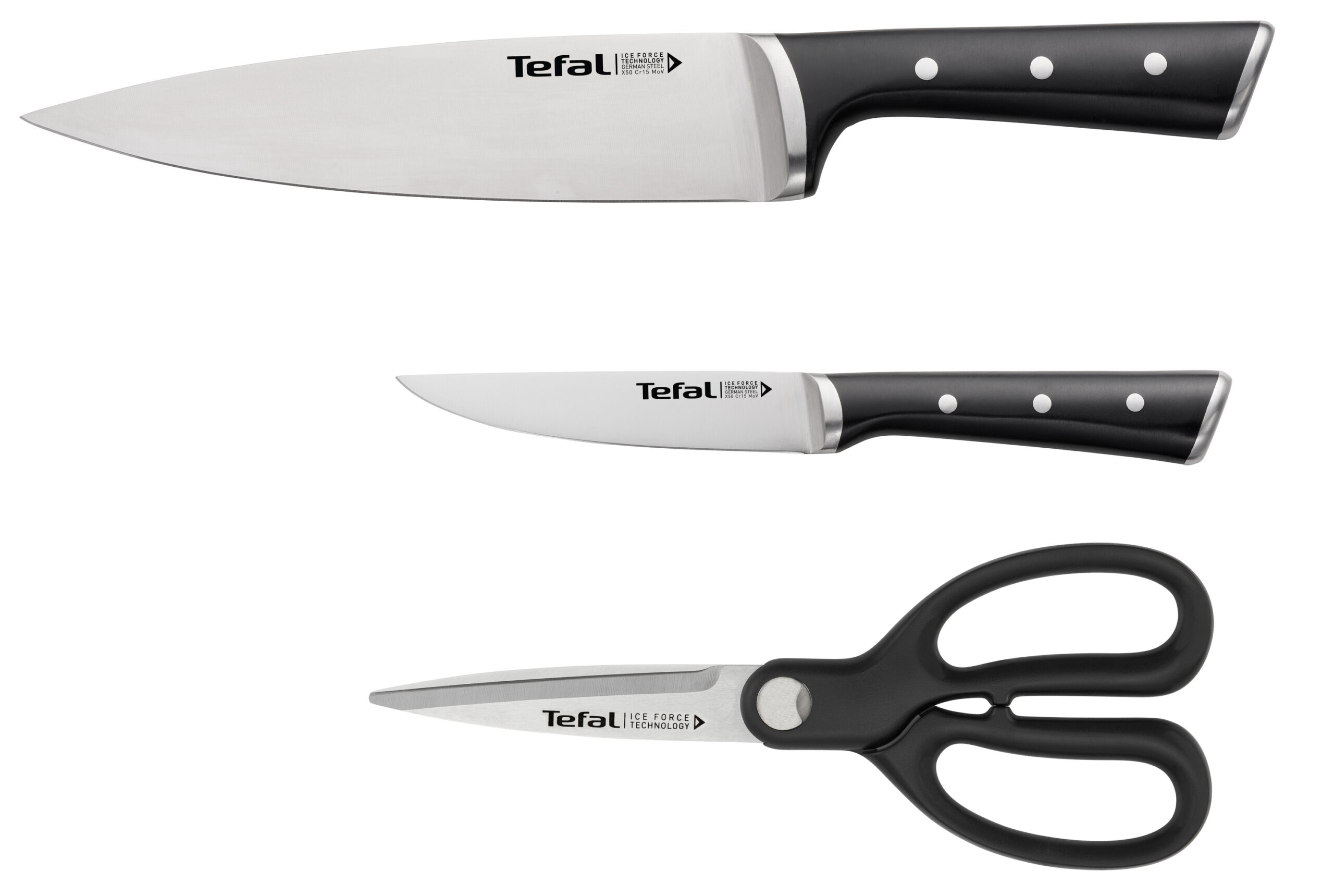 Tefal Ice Force K232S355 3-delige messenset
