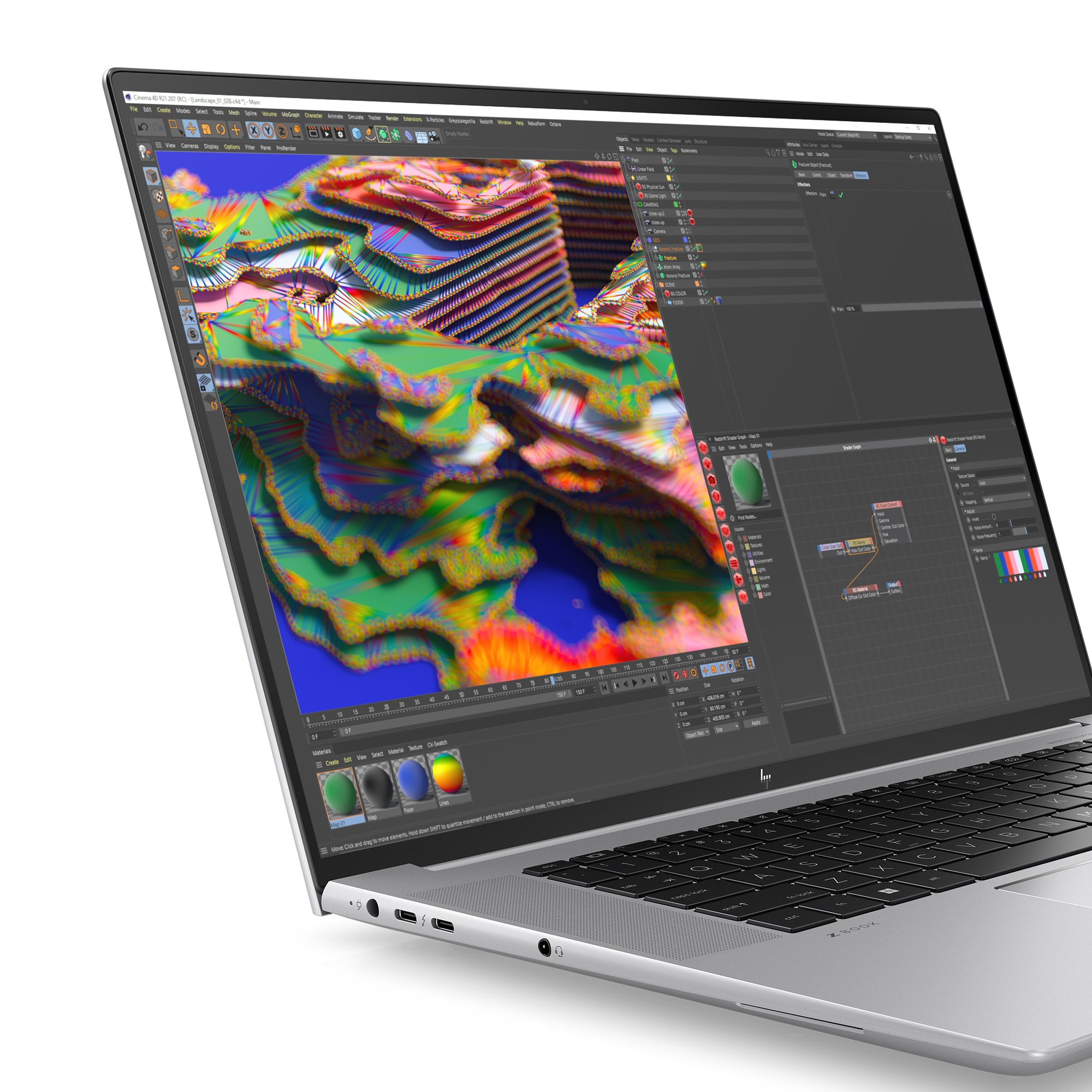 HP ZBook Studio 16 G10 Intel® Core™ i7 i7-13700H Mobiel werkstation 40,6 cm (16") WUXGA 32 GB DDR5-SDRAM 1 TB SSD NVIDIA RTX 2000 Ada Wi-Fi 6E (802.11ax) Windows 11 Pro Zilver - Afbeelding 7