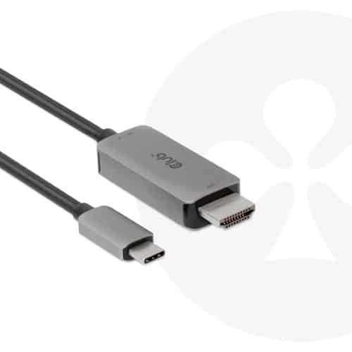 CLUB3D USB Gen2 Type-C to HDMI 4K120Hz 8K60Hz HDR10 with DSC1.2 Active Cable M/M 3m - Afbeelding 3