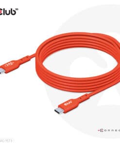 CLUB3D USB2 Type-C Bi-Directional Cable, Data 480Mb,PD 240W(48V/5A) EPR M/M 2m USB IF GECERTIFICEERD - Afbeelding 2