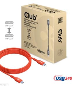 CLUB3D USB2 Type-C Bi-Directional Cable, Data 480Mb,PD 240W(48V/5A) EPR M/M 2m USB IF GECERTIFICEERD - Afbeelding 4