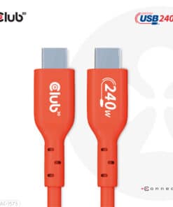 CLUB3D USB2 Type-C Bi-Directional Cable, Data 480Mb,PD 240W(48V/5A) EPR M/M 2m USB IF GECERTIFICEERD - Afbeelding 8