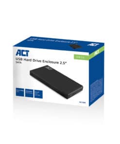 ACT 2,5" SATA harde schijf behuizing, aluminium, USB 3.2 Gen1 - Afbeelding 2