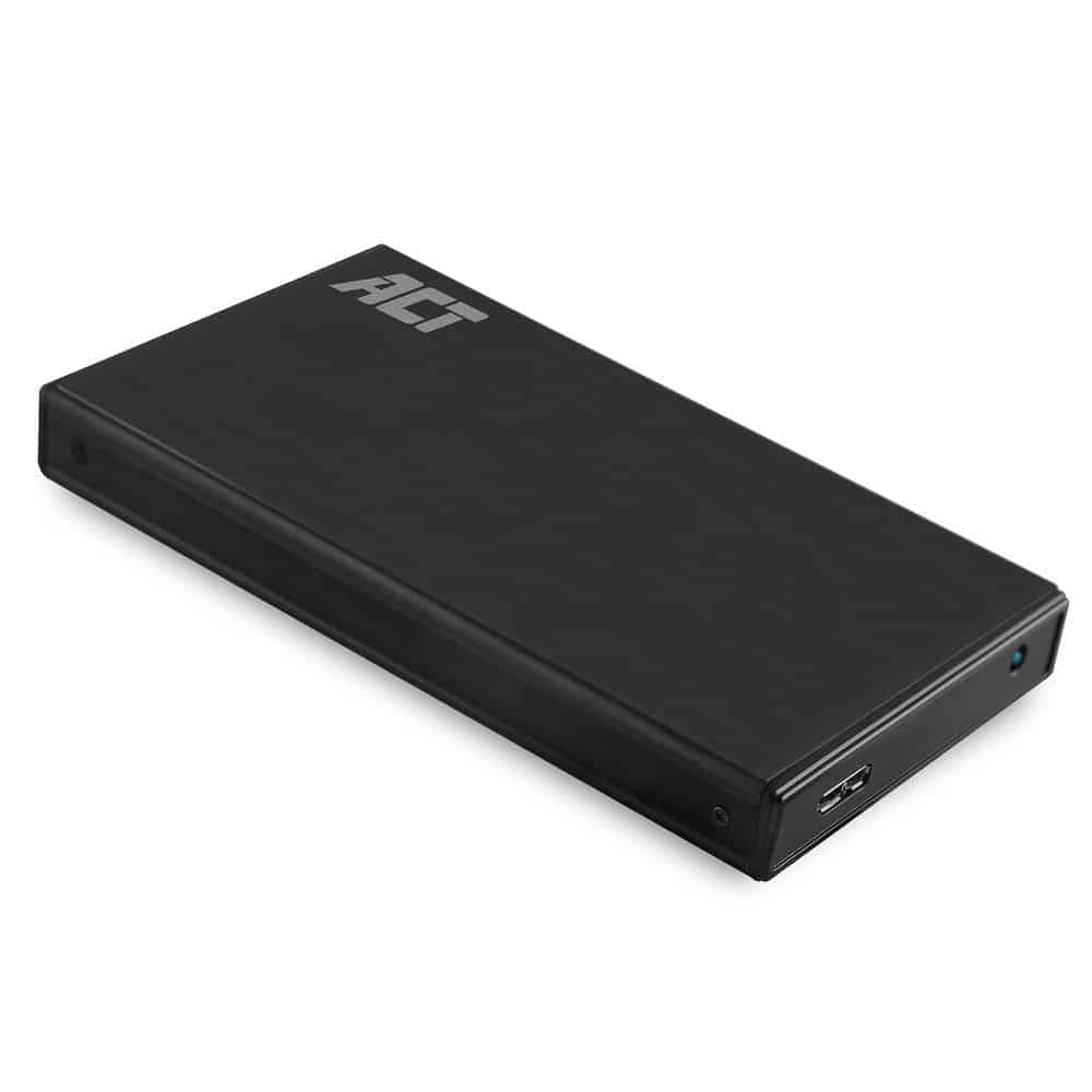 ACT 2,5" SATA harde schijf behuizing, aluminium, USB 3.2 Gen1
