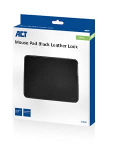 ACT Muismat met zwarte lederlook - Afbeelding 2