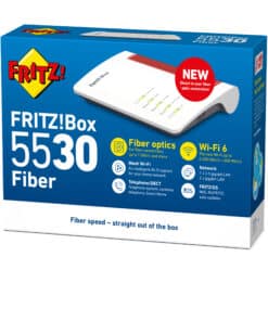 Box FRITZ! 5530 Fiber Edition Internation draadloze router 2.5 Gigabit Ethernet Dual-band (2.4 GHz / 5 GHz) Wit - Afbeelding 4