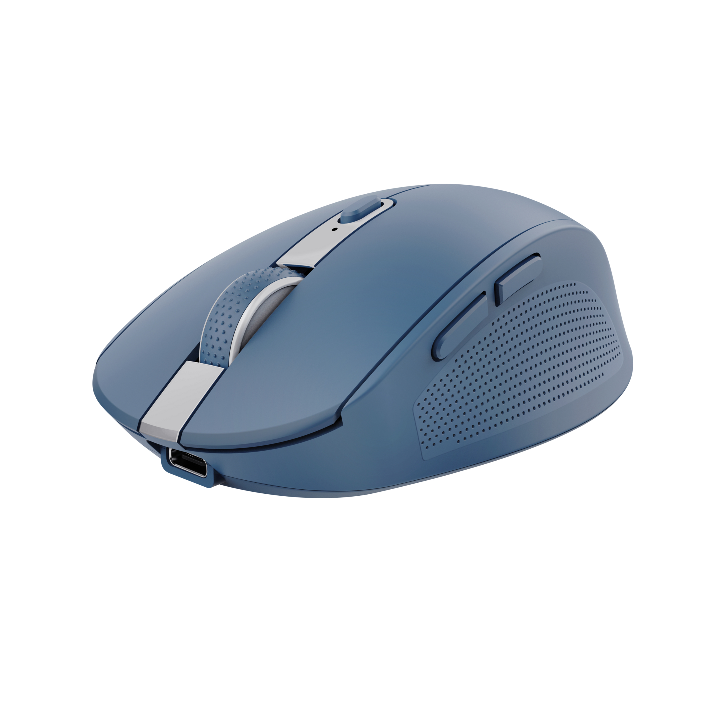 Trust Ozaa Draadloze Muis - Multi-device muis – USB en Bluetooth verbinding – 3200 DPI – Blauw