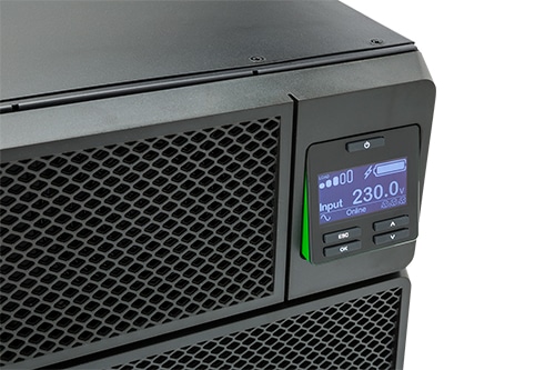 APC Smart-UPS On-Line SRT10KRMXLI - 10kW/VA, 6x C13 + 4x C19 + hardwire 1 fase uitgang, rackmountable, Embedded NMC - Afbeelding 7