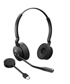 Jabra Engage 55 Headset Draadloos Hoofdband Kantoor/callcenter Zwart, Titanium - Afbeelding 3