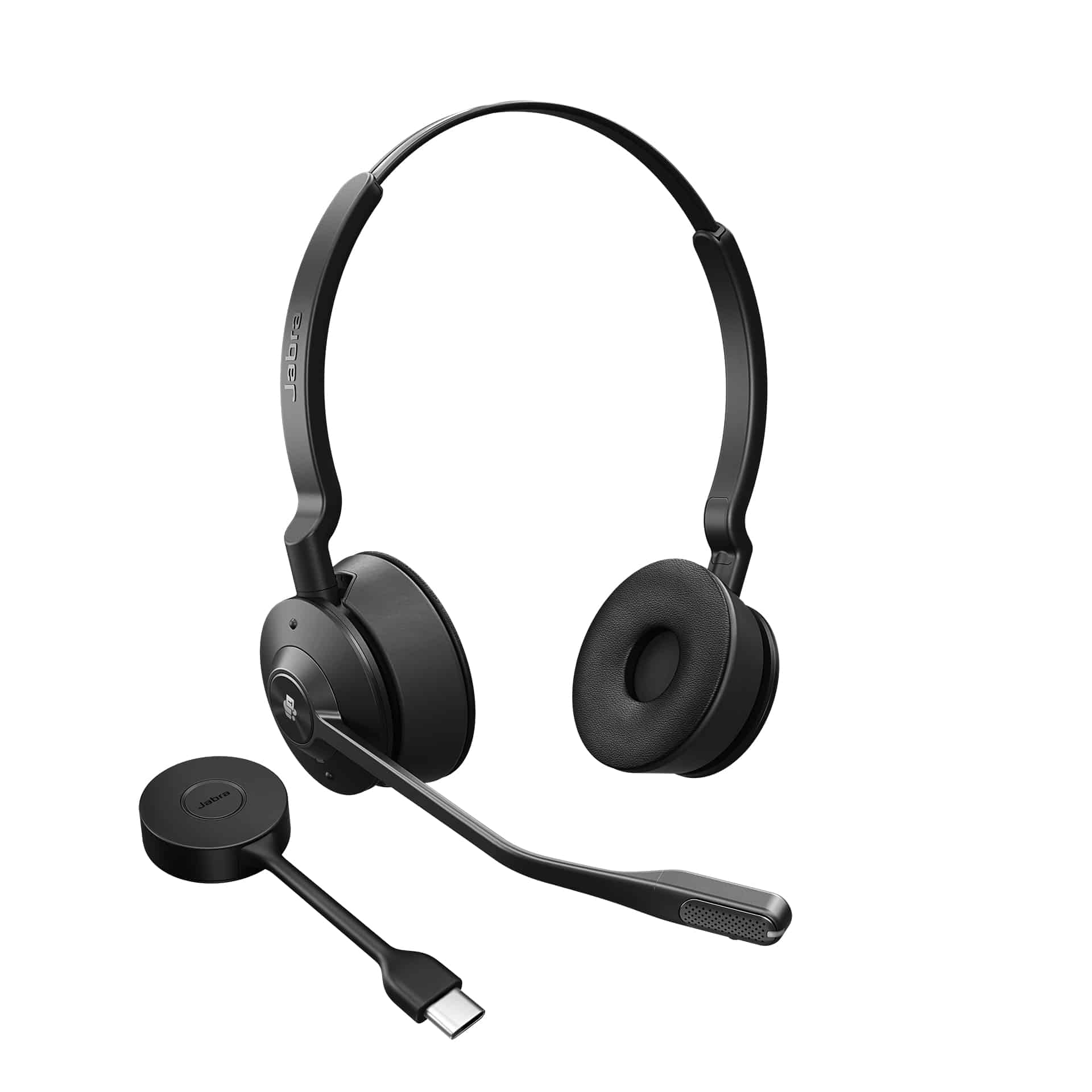 Jabra Engage 55 Headset Draadloos Hoofdband Kantoor/callcenter Zwart, Titanium - Afbeelding 3